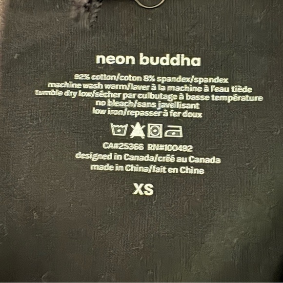 Neon Buddha Black Flared Sleeve Top - Picture 4 of 7